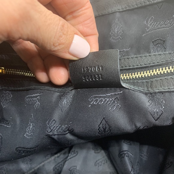 ❌SOLD❌ Gucci Hysteria Black Leather Calf Skin Hobo Bag - Picture 8 of 8